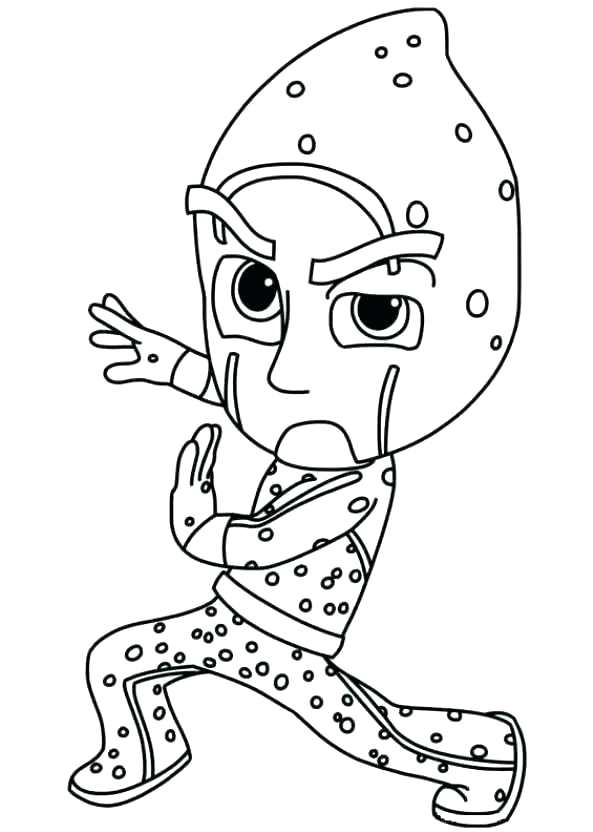 Batman Mask Coloring Page