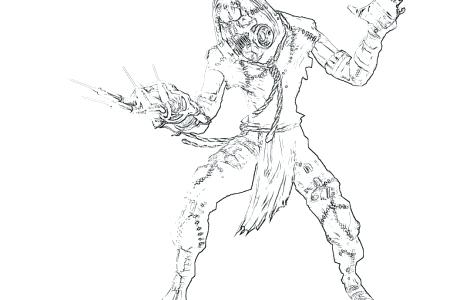 Batman Scarecrow Coloring Pages