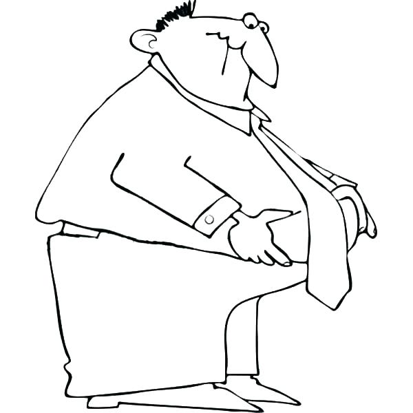 600x600 Batman Scarecrow Coloring Pages Guy Coloring Page Fat Business Man