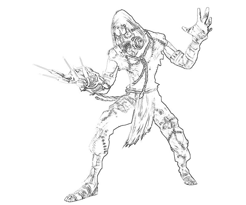 800x667 Batman Scarecrow Coloring Pages Color Bros