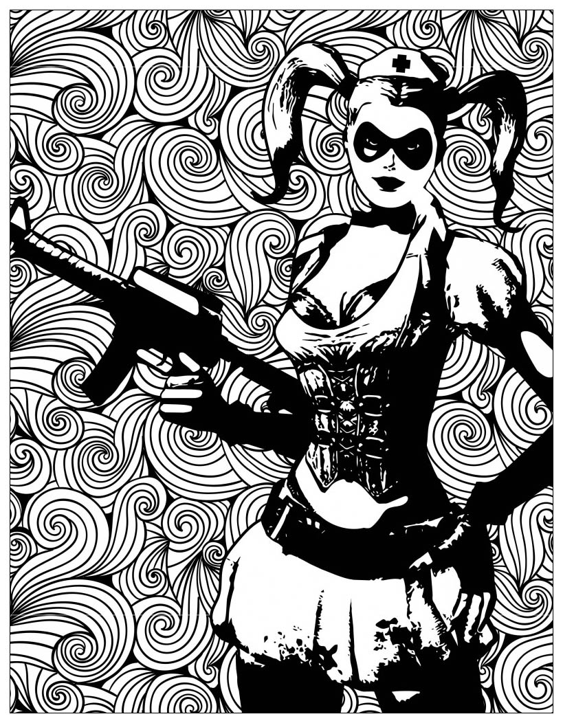 819x1052 Batman Villains Harley Quinn