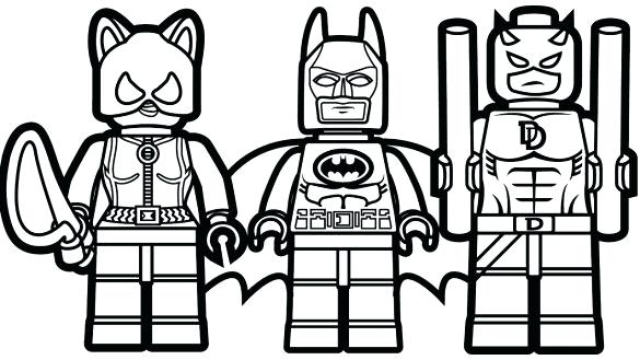 585x329 Batman Lego Coloring Pages
