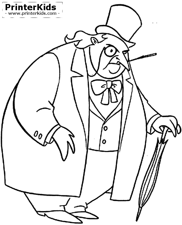 716x885 Batman Villains Coloring Pages