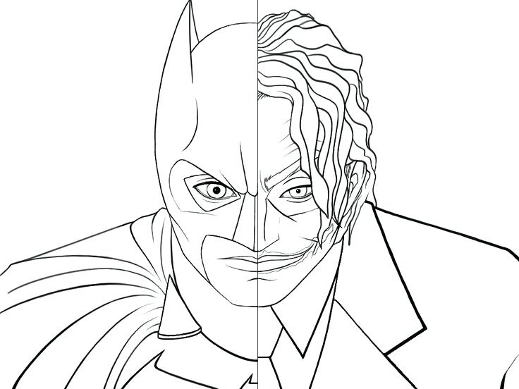 736x552 Batman And Joker Coloring Pages The Coloring Collection