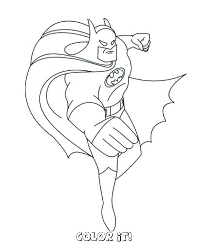 429x500 Coloring Pages Of Batman Superhero Free Coloring Pages Batman