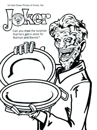 375x500 The Joker Coloring Pages Medium Size Of Joker Coloring Pages