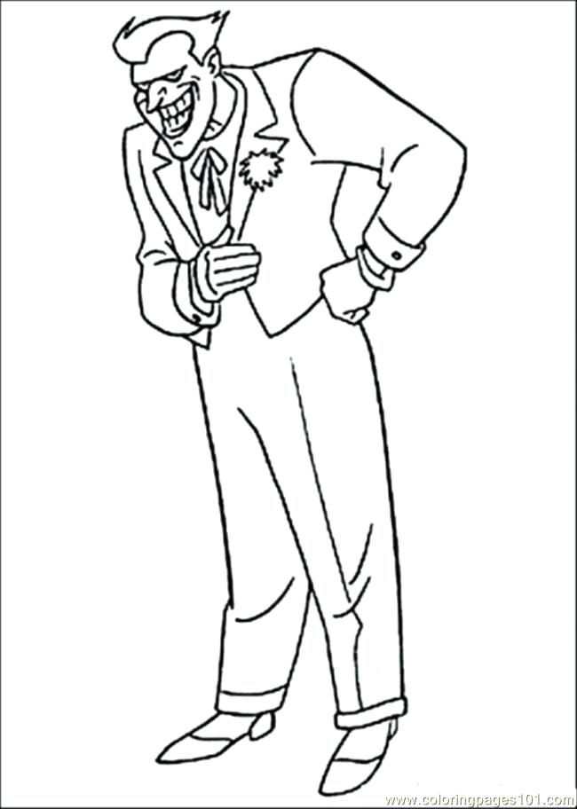 650x912 Batman And Joker Coloring Pages Joker Coloring Page Batman Beyond