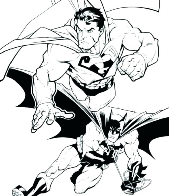 588x683 Printable Superman Coloring Pages Superman Coloring Pages Print