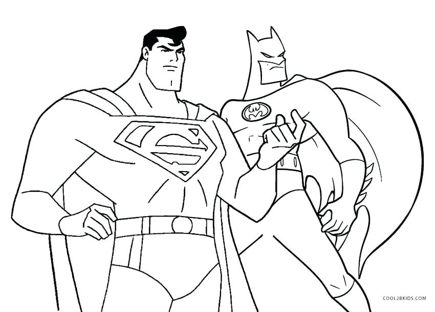 850x611 Super Man Coloring Page Superman Coloring Pages For Kids Superman