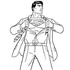 230x230 Top 30 Free Printable Superman Coloring Pages Online