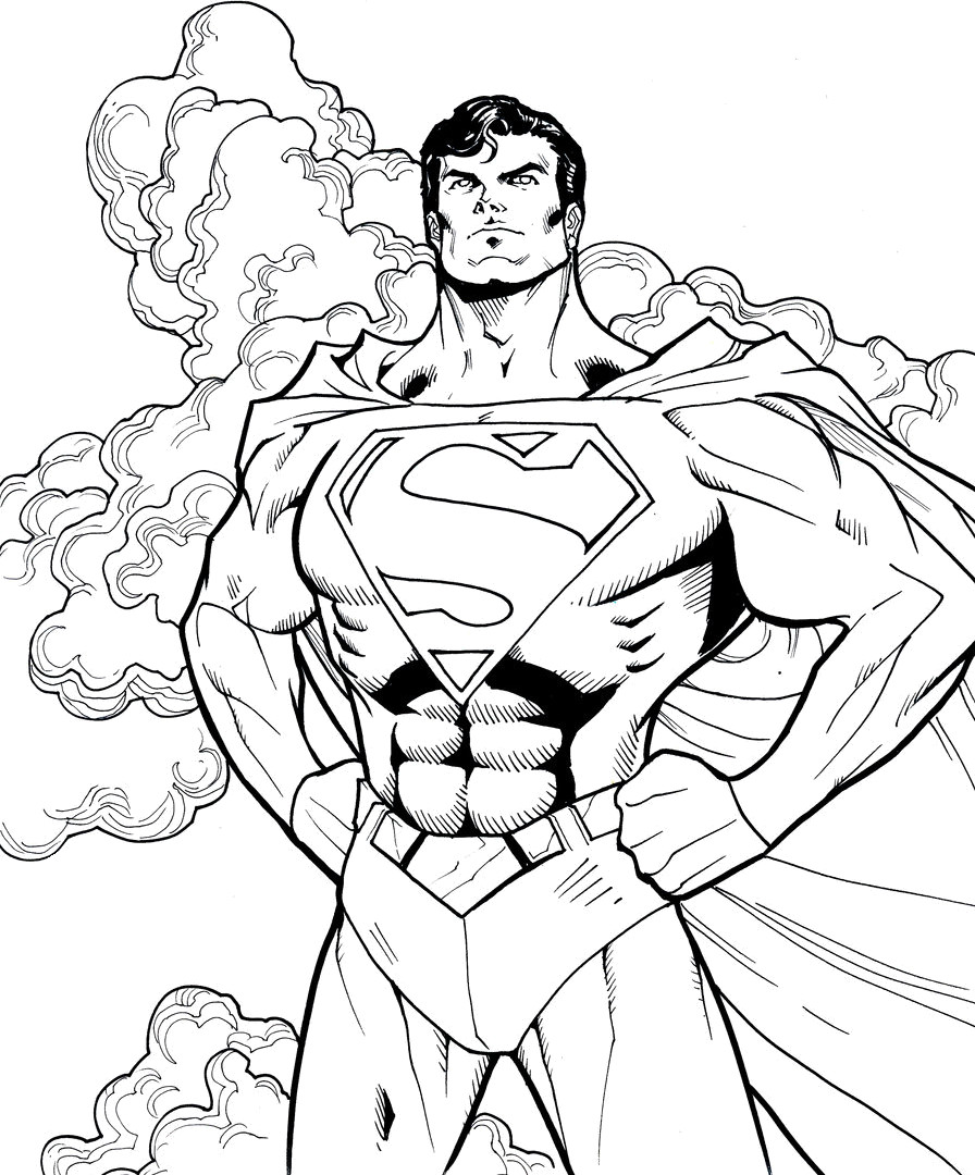 896x1080 Batman V Superman Coloring Pages