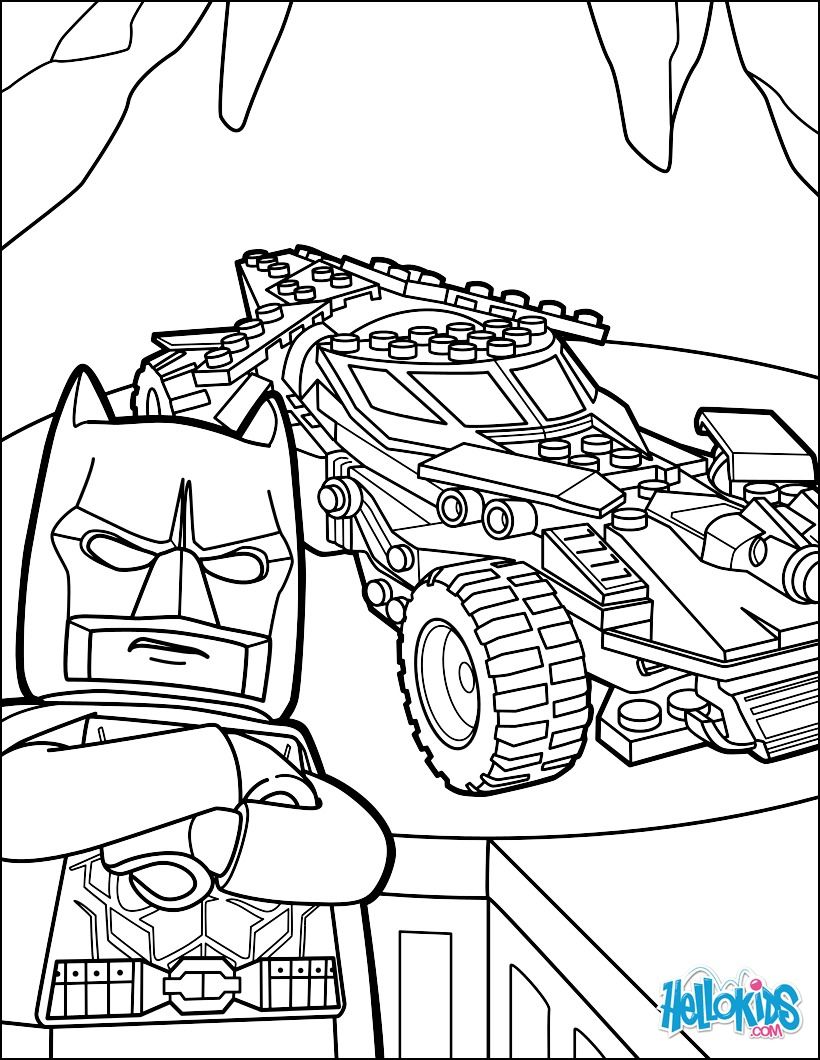 820x1060 Color Online Bojanke Lego Batman, Batmobile And Lego