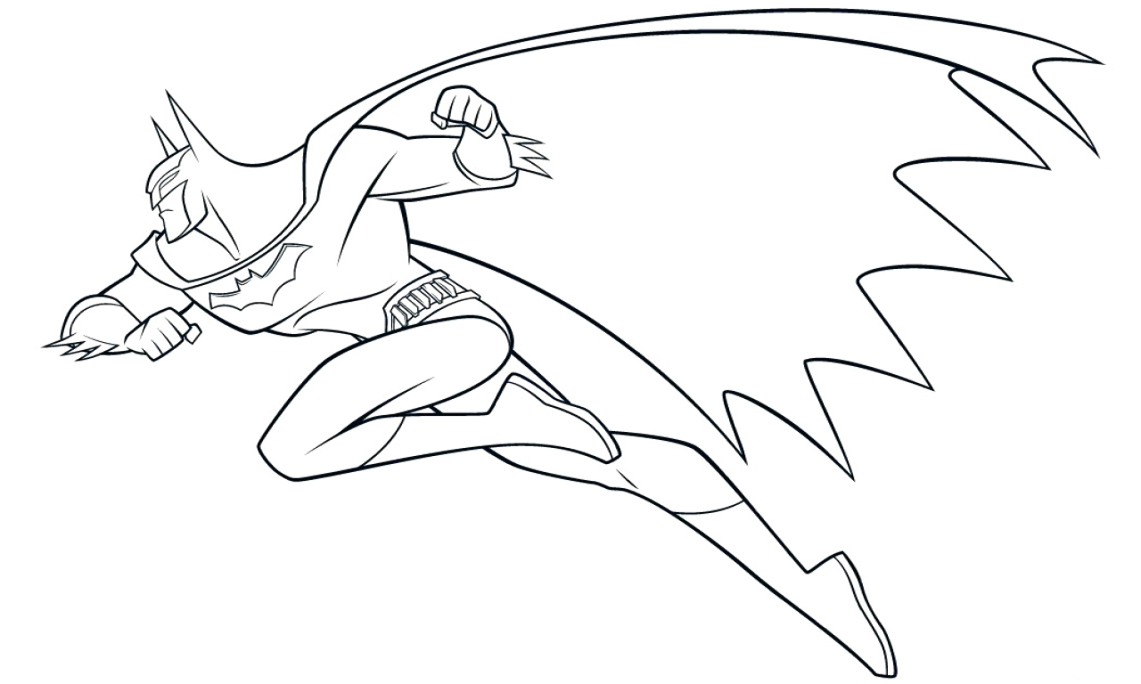 1280x768 Batman Cartoon Coloring Pages Batman Batmobile Coloring Pages