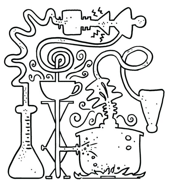 550x602 New Science Coloring Pages For Kids For Battery And Bulb Recycling