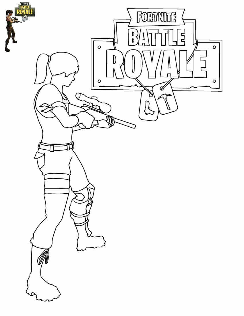 850x1100 Free Printable Fortnite Coloring Pages
