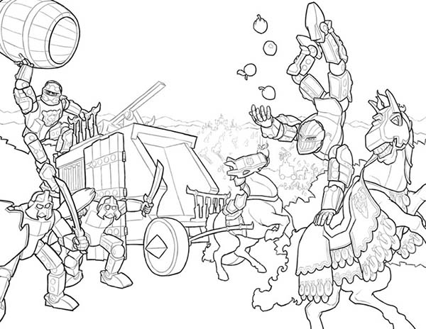 600x464 Lego Knights One On One Battle Coloring Pages Batch Coloring