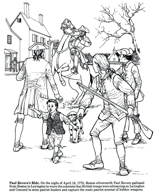 611x750 Revolutionary War Coloring Pages Revolutionary War Coloring Book