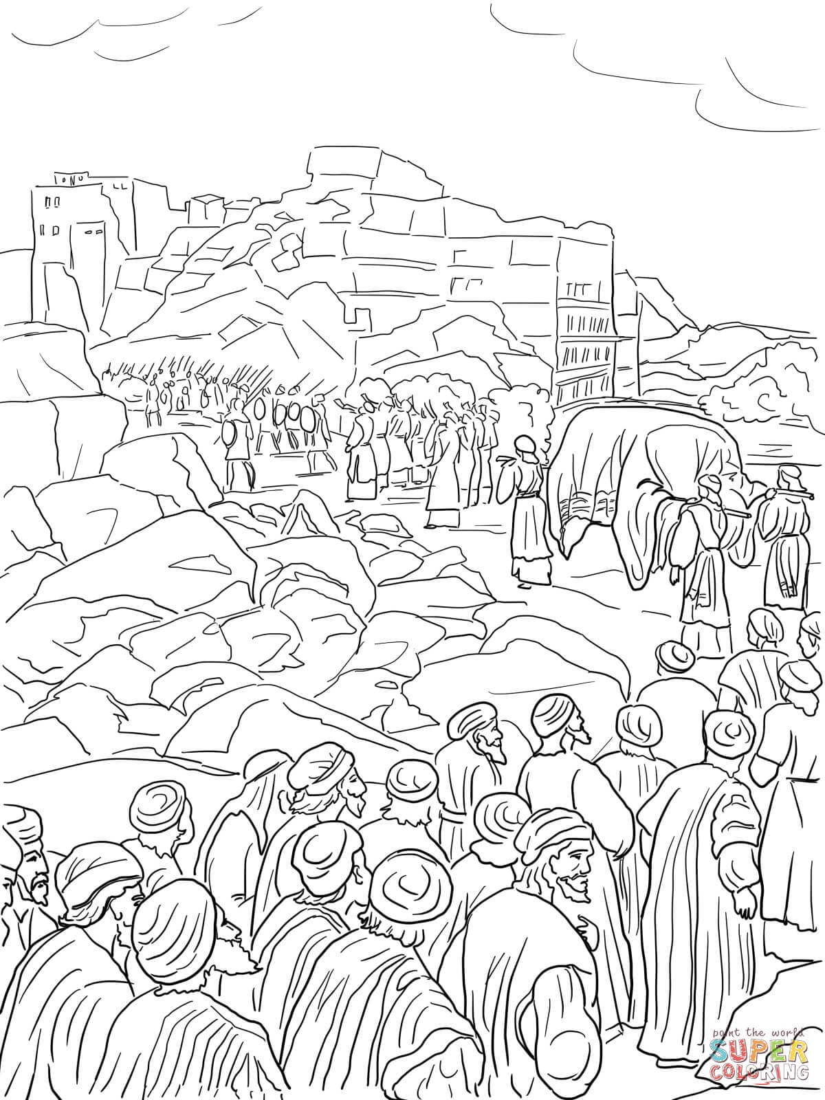 1200x1600 Coloring Pages About Joshua Wall Of Jericho Fresh Joshua Capture