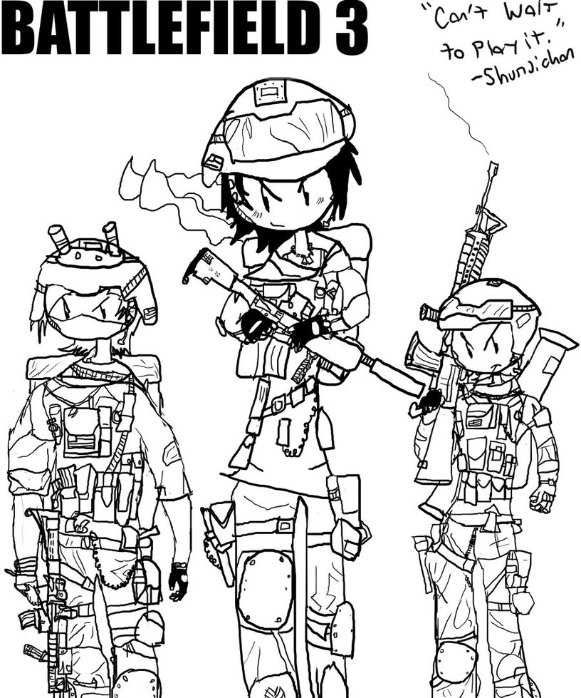 816x979 Battlefield 4 Coloring Pages