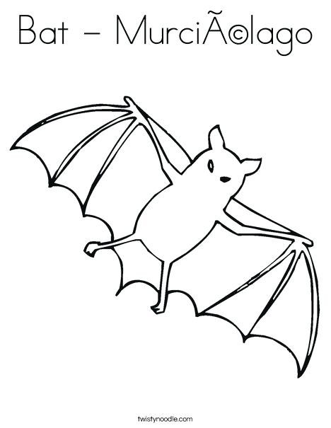 468x605 Battleship Coloring Sheets Bat Coloring Page Twisty Noodle Bat 2