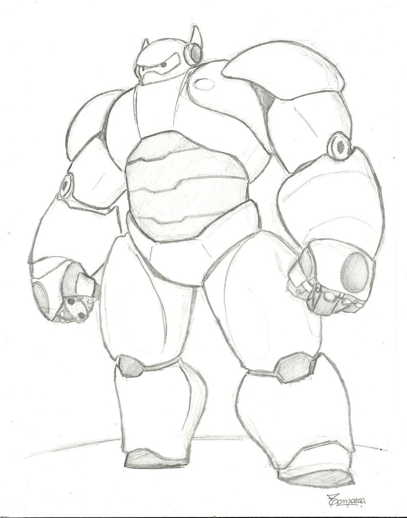 792x1009 Big Hero 6 Bay Max Coloring Pages