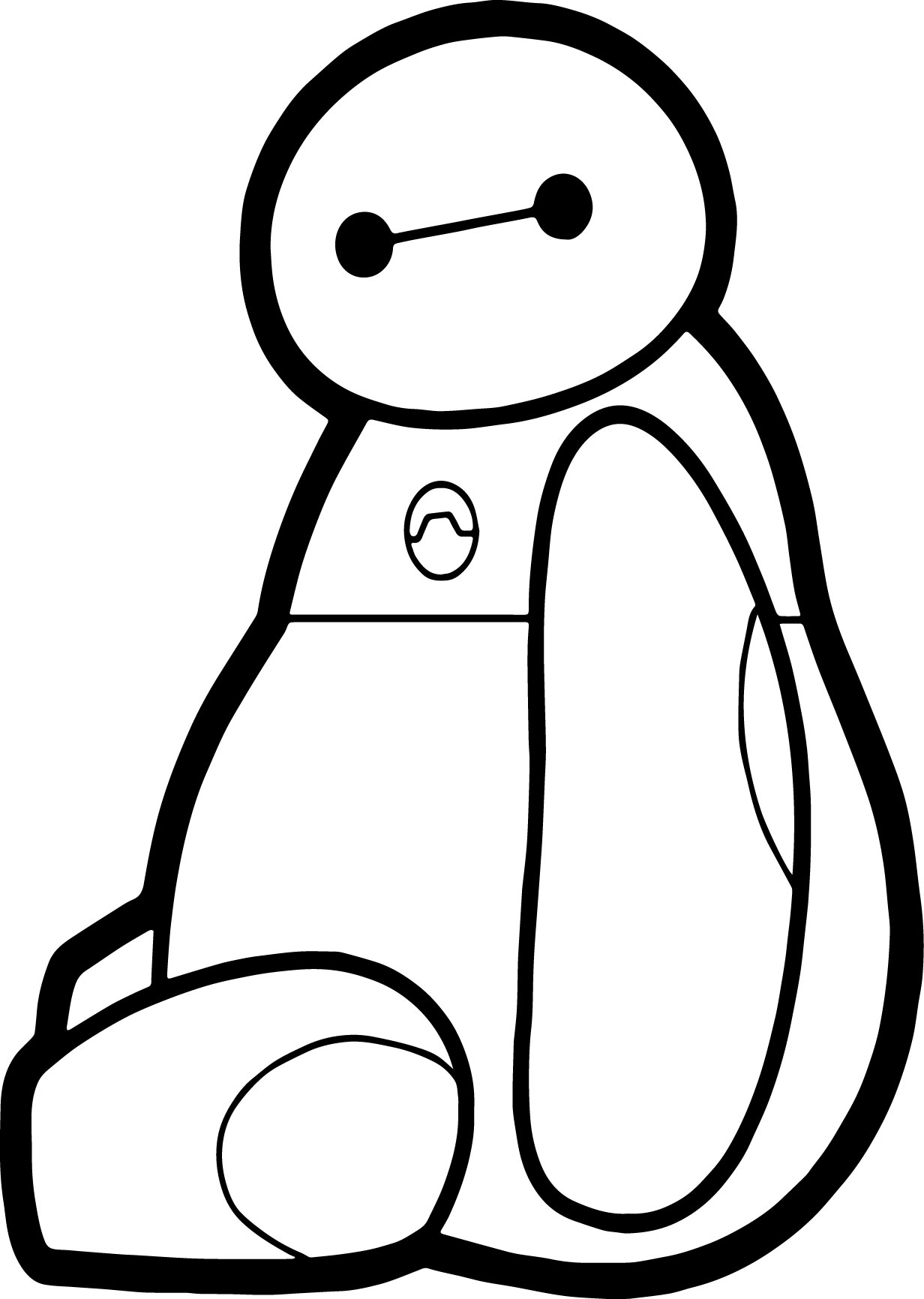 1232x1732 Big Hero 6 Characters Baymax Stay Coloring Page Wecoloringpage