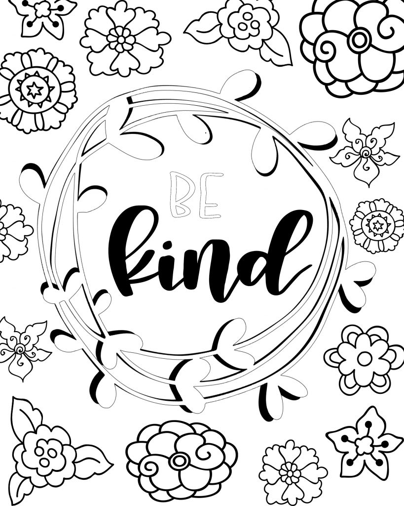 819x1024 Free Printable Attitudes Coloring Sheets