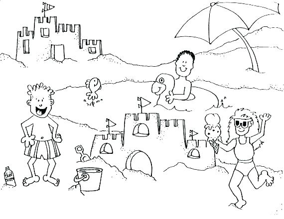 570x440 Beach Ball Coloring Pages