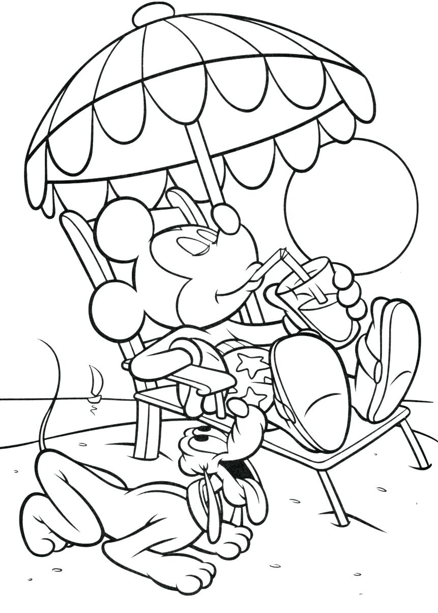 861x1204 Coloring Page ~ Coloring Pages Beach Chair Coloring Pages Beach