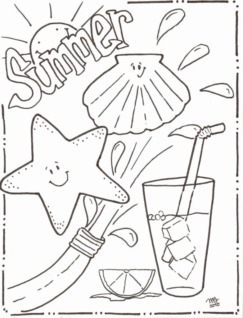 783x1024 9 Beach Coloring Pages Printable Coloring Page