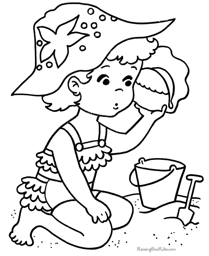 670x820 Beach Coloring Pages Lovely Free Printable Beach Coloring Pages