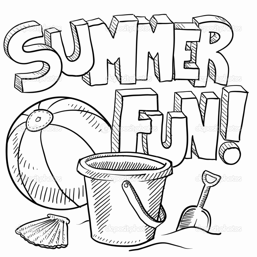900x900 Coloring Pages For Kids To Print Awesome Obsession Summer Coloring