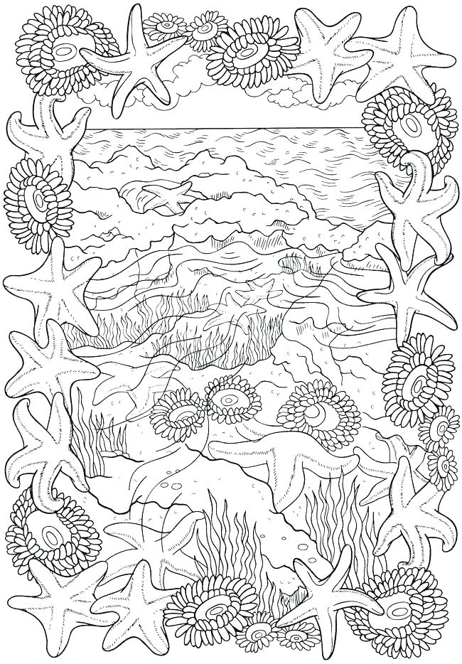 650x934 Coloring Page Beach Beach Coloring Pages Beach Coloring Page