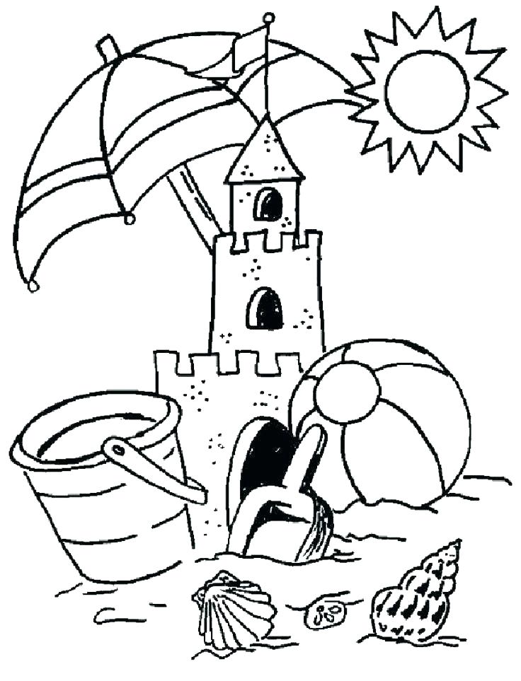 736x963 Printable Beach Coloring Pages Printable Beach Coloring Pages Free