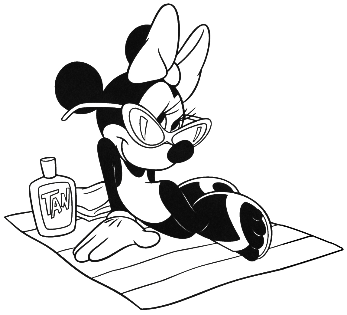 1148x1041 Minnie Mouse Coloring Pages