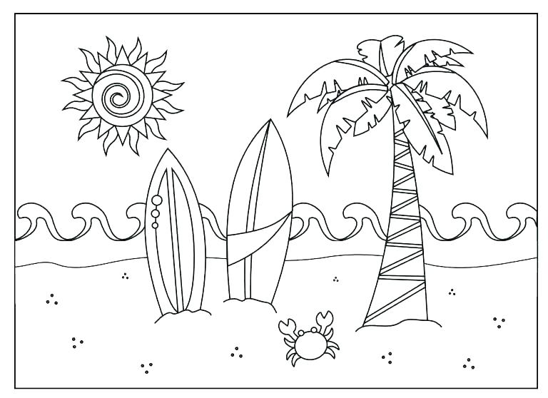 768x558 Beach Scene Coloring Page Colouring Pages Of The Nativity Scene