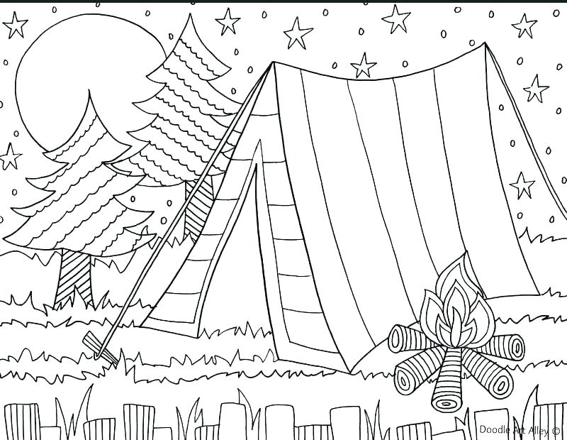 Beach Theme Coloring Pages