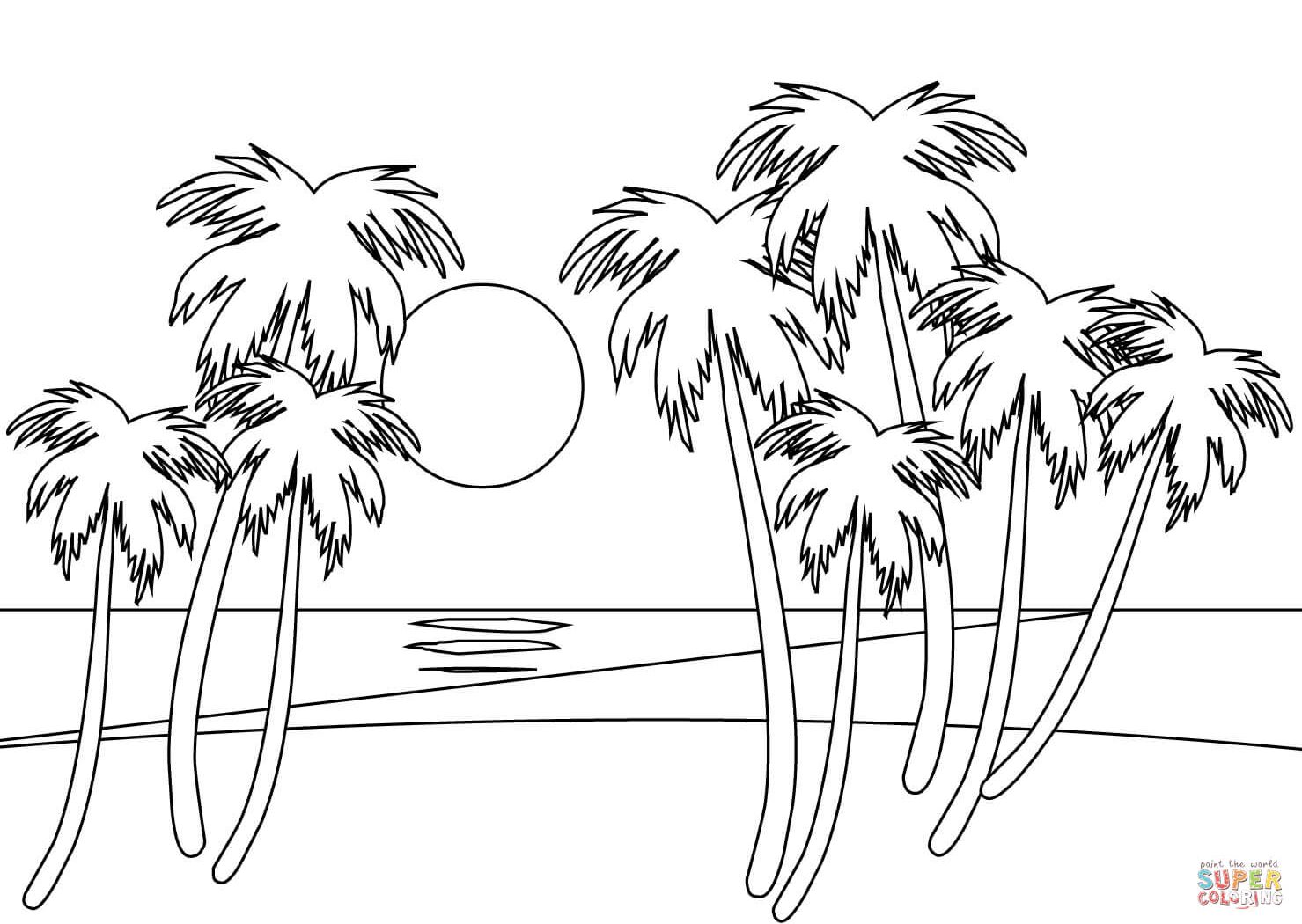 1479x1050 Coloringges Beach Wonderful Printablege Free Summer
