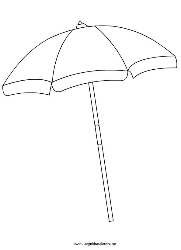 595x822 Beach Umbrella Coloring Page Outstanding Stunning Beach Umbrella