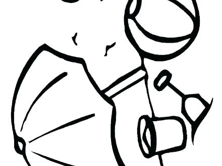 440x330 Coloring Sheet Umbrella Umbrella Coloring Page Beach Umbrella