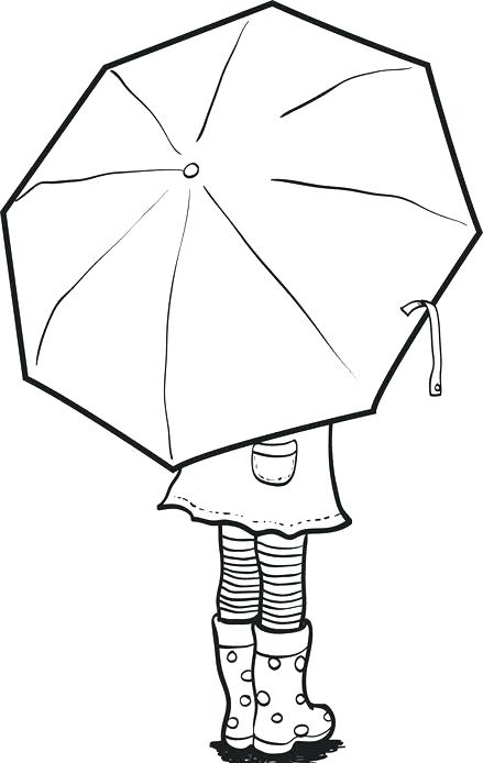 439x694 Free Beach Umbrella Coloring Pages Page