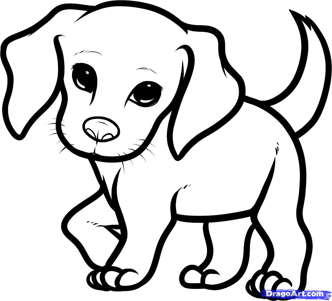 1107x1005 How You Draw A Cute Dog How To Draw A Beagle Puppy, Beagle Puppy