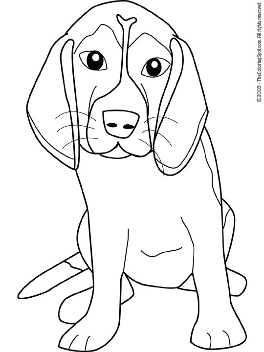540x720 Lovely Beagle Coloring Pages Coloring Ws
