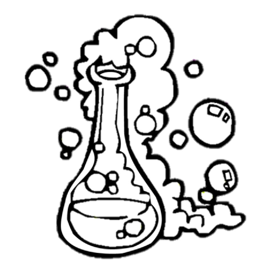 968x937 Science Coloring Page