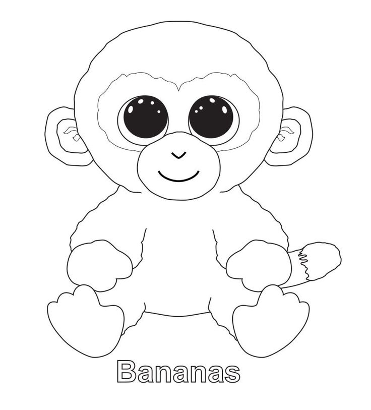 Beanie Baby Coloring Pages