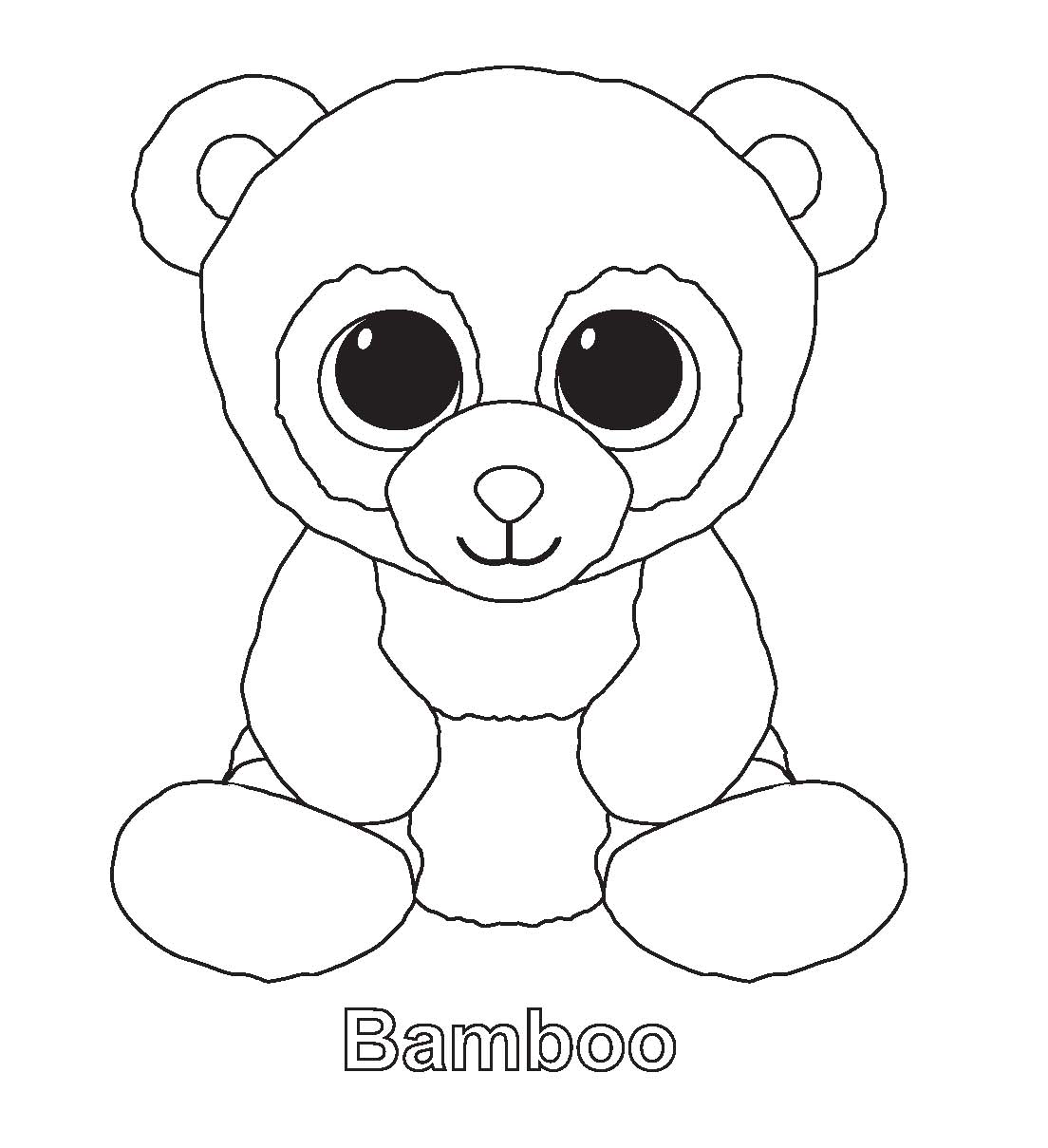 1104x1209 Ty Beanie Boos Coloring Pages 1469293273midnight Beanie Boo