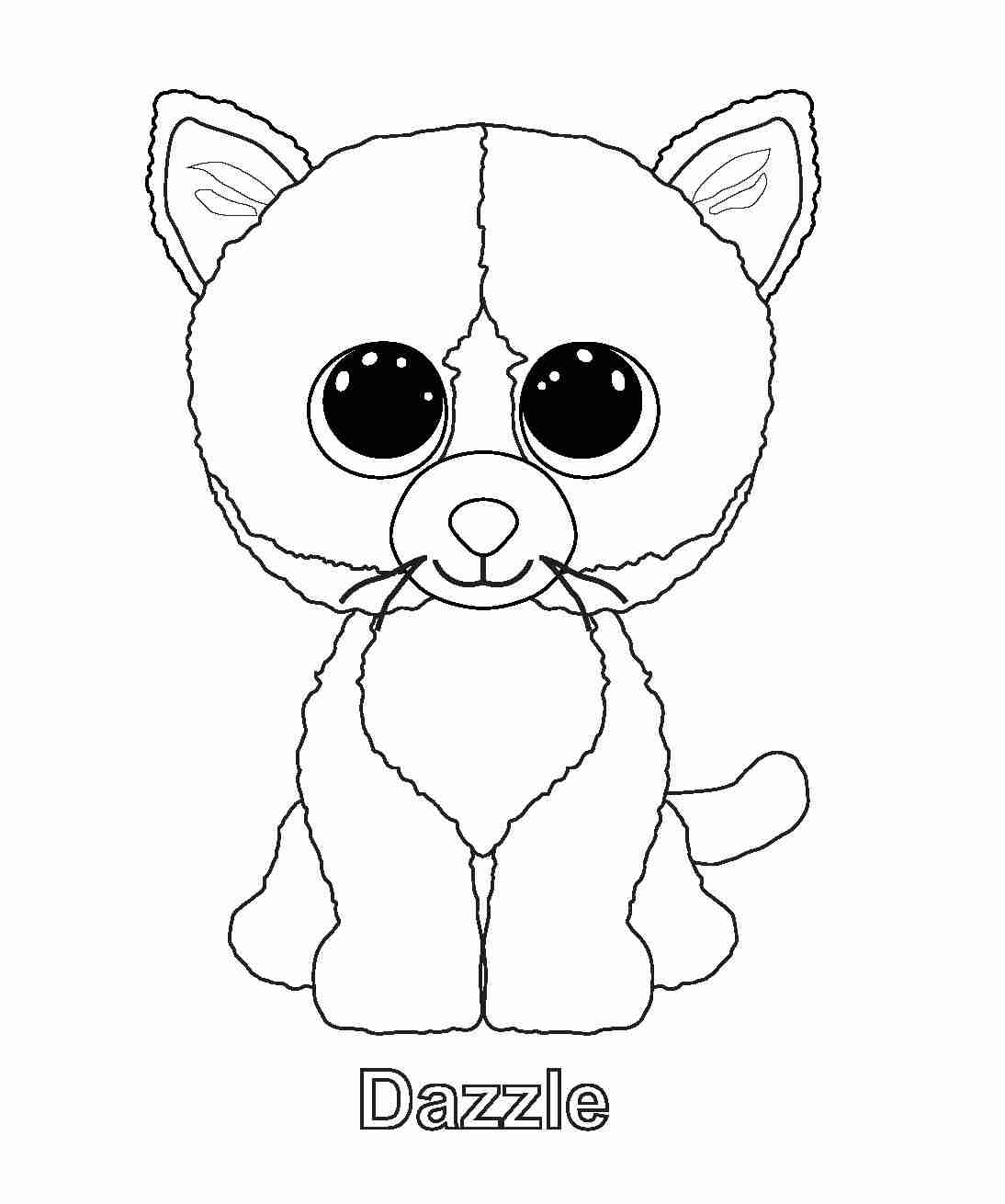 1094x1310 Ty Art Gallery Mesmerizing Beanie Boo Coloring Pages Olegratiy