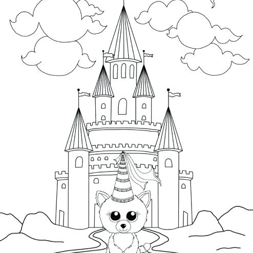 494x494 Beanie Boo Coloring Pages