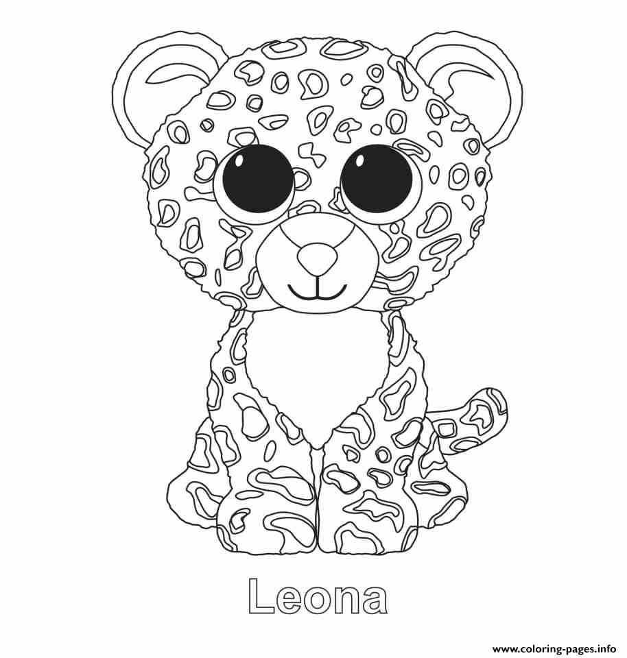 Beanie Boo Coloring Pages Free