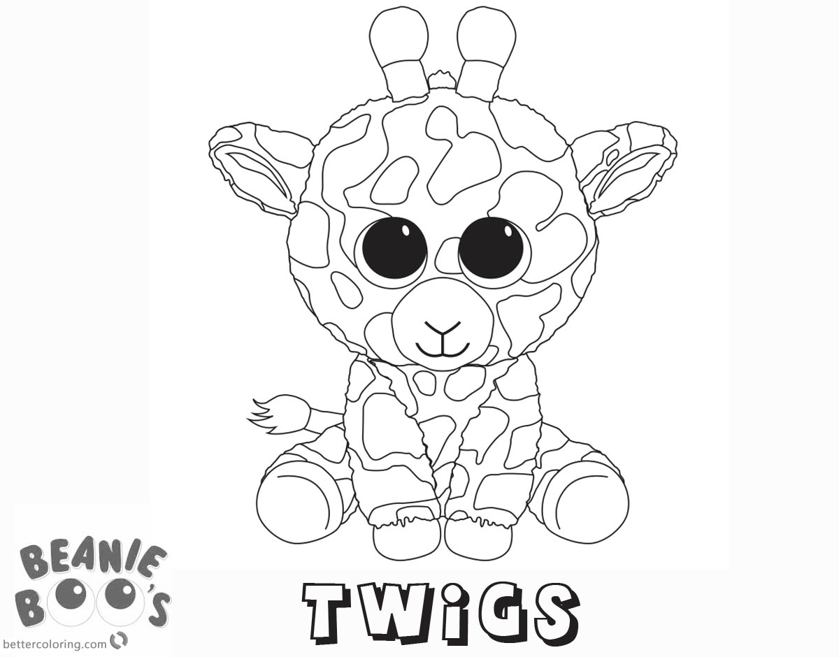 1200x940 Beanie Boo Coloring Pages Twigs